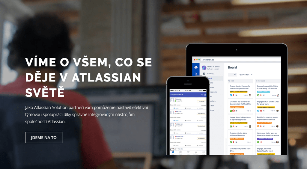 Nový web věnovaný Atlassian produktům